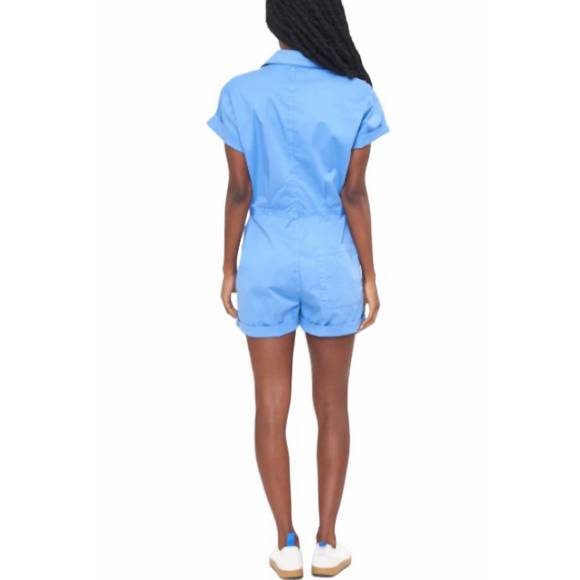 NEW PISTOLA parker romper in azure blue - Picture 3 of 3
